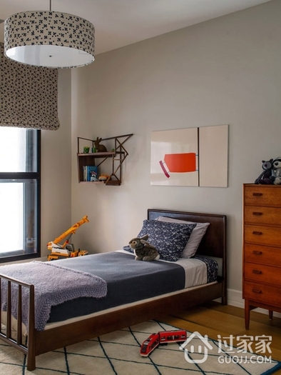 现代原木设计三居欣赏卧室ixaog