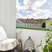 温馨时尚北欧住宅欣赏阳台设计