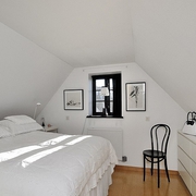 现代简约的黑白住宅欣赏卧室效果
