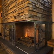 美式风格住宅欣赏壁炉