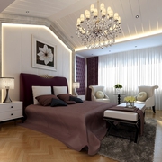 127平奢华欧式住宅欣赏卧室设计