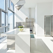 顶层奢华现代公寓欣赏厨房