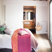 74平白色北欧住宅欣赏卧室效果