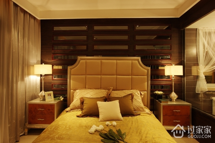 现代美式家装的清新格调卧室效果