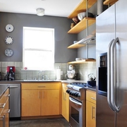 140平复式混搭风格欣赏厨房设计