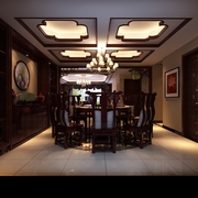 中式风格设计样板房欣赏餐厅