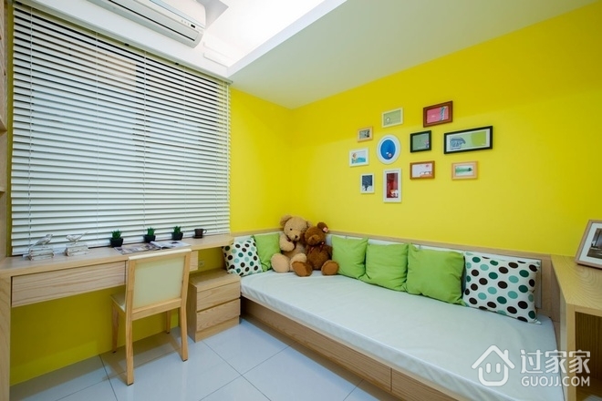 70平米色简约两居室欣赏儿童房