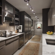 现代白色质感公寓欣赏厨房