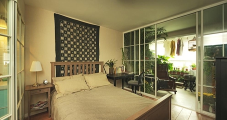 环保美式风住宅欣赏卧室背景墙