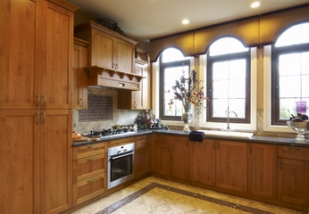 欧式风格复式别墅厨房设计