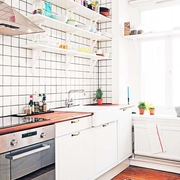 47平简约一居室设计效果图厨房