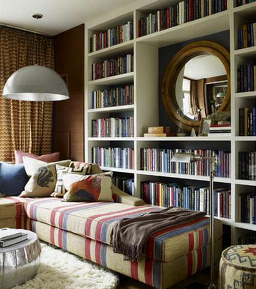 读书也要好氛围 客厅阅读区的搭配