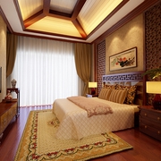 中式古典住宅欣赏卧室效果