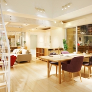 日式温馨柔美别墅欣赏餐厅设计