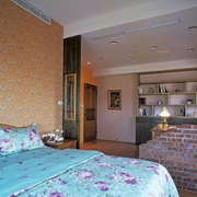 76平东南亚红砖设计欣赏卧室设计