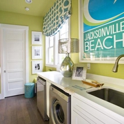 蓝色海滨美式别墅欣赏洗衣机