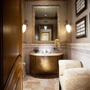 欧式别墅效果套图设计洗手间