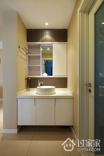 120平米色简约案例欣赏洗手间设计