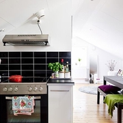 30平单身公寓简约住宅欣赏厨房