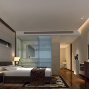130平现代大宅设计欣赏卧室