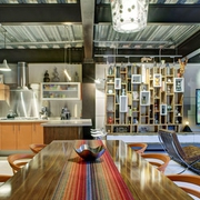 现代彩色丛林住宅欣赏厨房