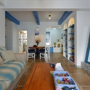 98平地中海住宅欣赏客厅设计