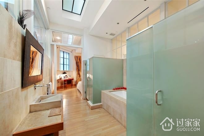 185平美式奢华住宅欣赏洗手间