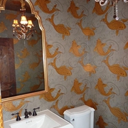 欧式复式风格装饰图洗手间
