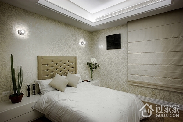 欧式白色典雅效果图欣赏卧室效果图