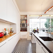 66平公寓改造现代住宅欣赏厨房