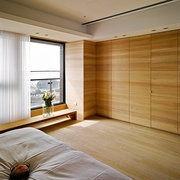 现代风格白色住宅空间欣赏卧室局部
