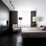 78平白色现代效果图欣赏卧室