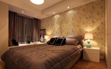 温馨卧室窗帘装饰效果图 打造简约家居
