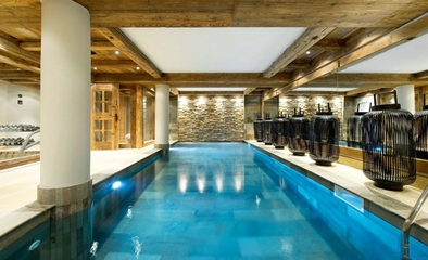 木质庄园别墅欣赏游泳室