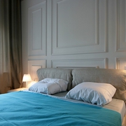 现代风格卧室床头