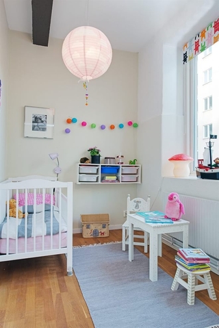 68平北欧两居室欣赏儿童房设计