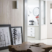 白色简约两居室设计欣赏客厅陈设设计