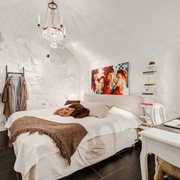 101平白色北欧住宅欣赏卧室设计