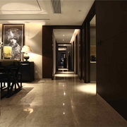 中式风格客厅走廊设计效果图