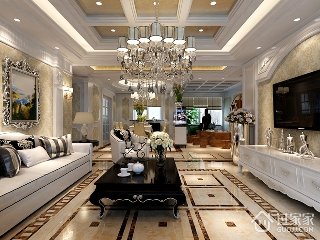 低调奢华新古典设计欣赏客厅设计
