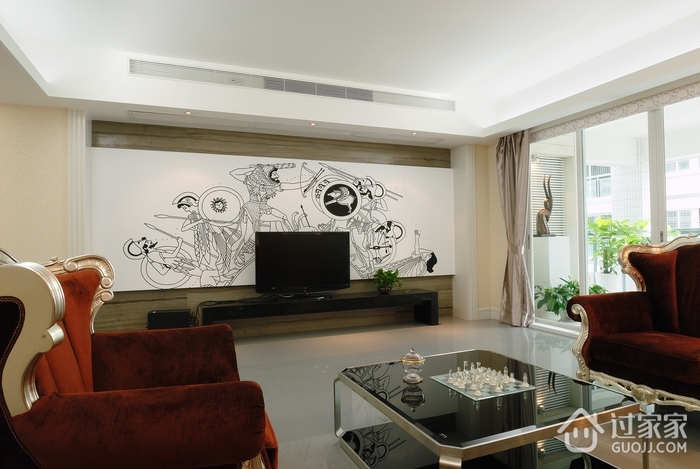 时尚现代风家居设计电视背景墙