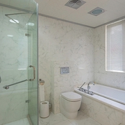 120平白色新古典住宅欣赏卫生间设计