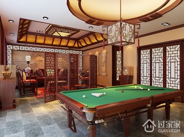 中式古朴住宅欣赏客厅效果