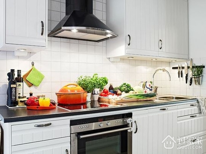 北欧56平极简设计欣赏厨房
