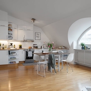 78平北欧住宅欣赏厨房效果