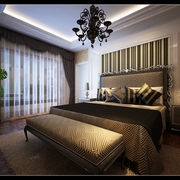 欧式风格装饰住宅效果套图卧室设计