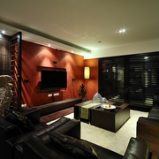 现代风格设计公寓电视背景墙