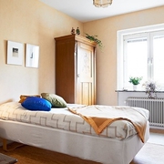 白色北欧住宅案例欣赏卧室衣柜