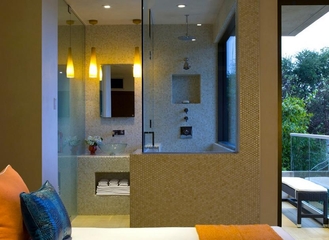 现代风格别墅效果图淋浴间