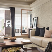 白色现代大宅设计欣赏客厅效果图
